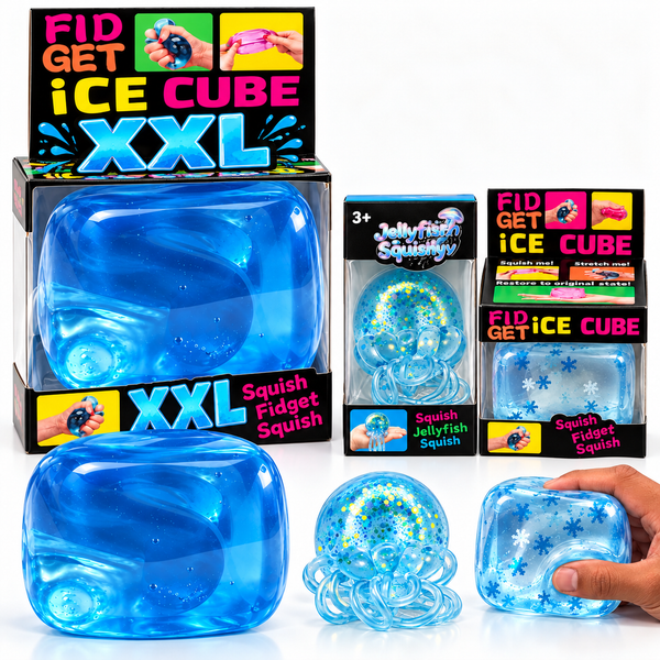 Ice & Jelly Squishy Kit – 3-pack