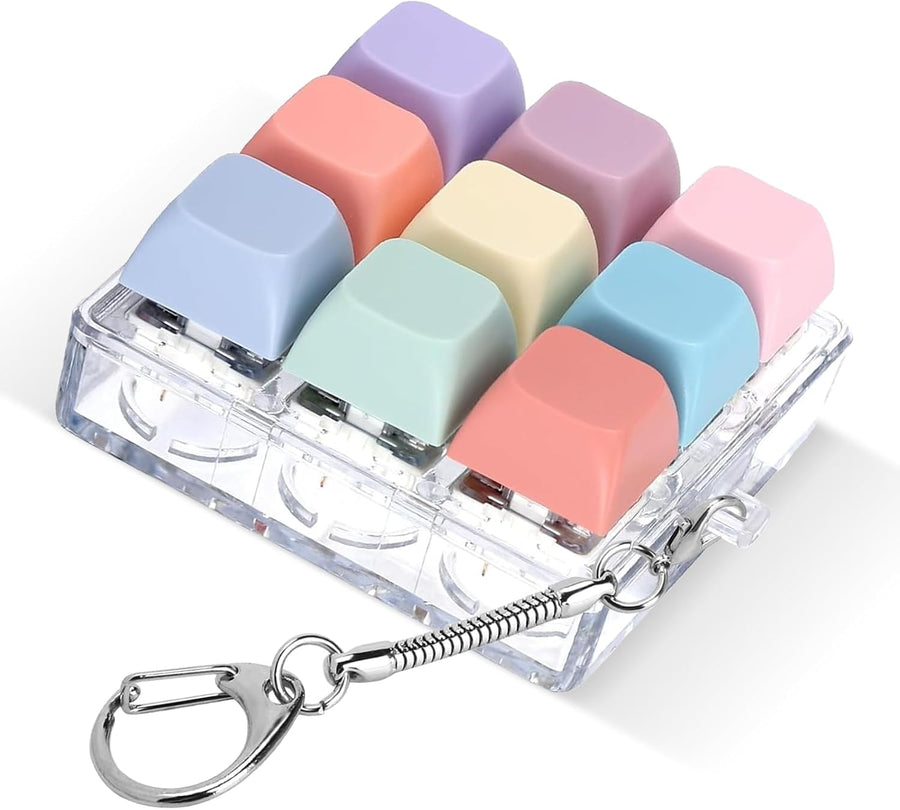 Pastel Keyboard Clicker – 9-Key